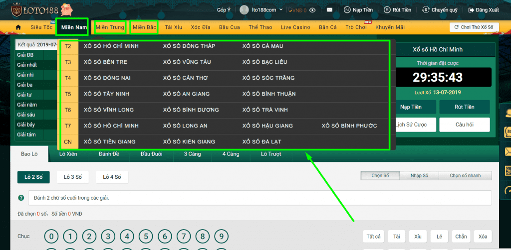 Cách chơi lô đề online tại loto188