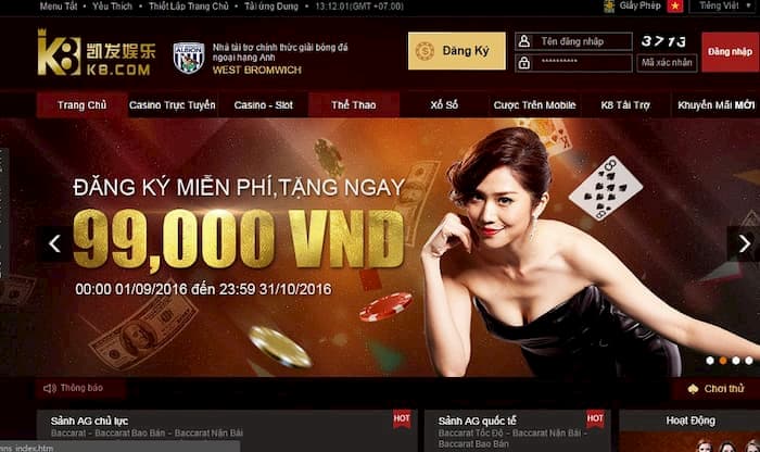 K8 - Giải pháp casino hoàn hảo