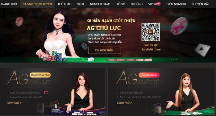 Truy cập vào trang web chính thức của nhà cái K8 để đăng nhập