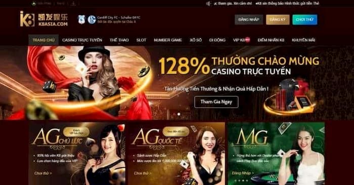 K8 là địa chỉ chơi casino online uy tín nhất hiện nay