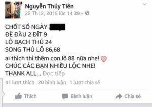 Hình thức lừa đảo số đề trên mạng xã hội